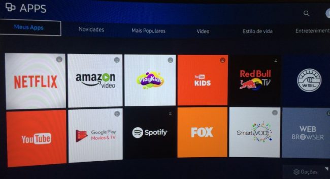 Aplicativos Netflix Youtube smarttv